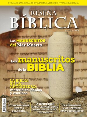 cover image of Los manuscritos de la Biblia